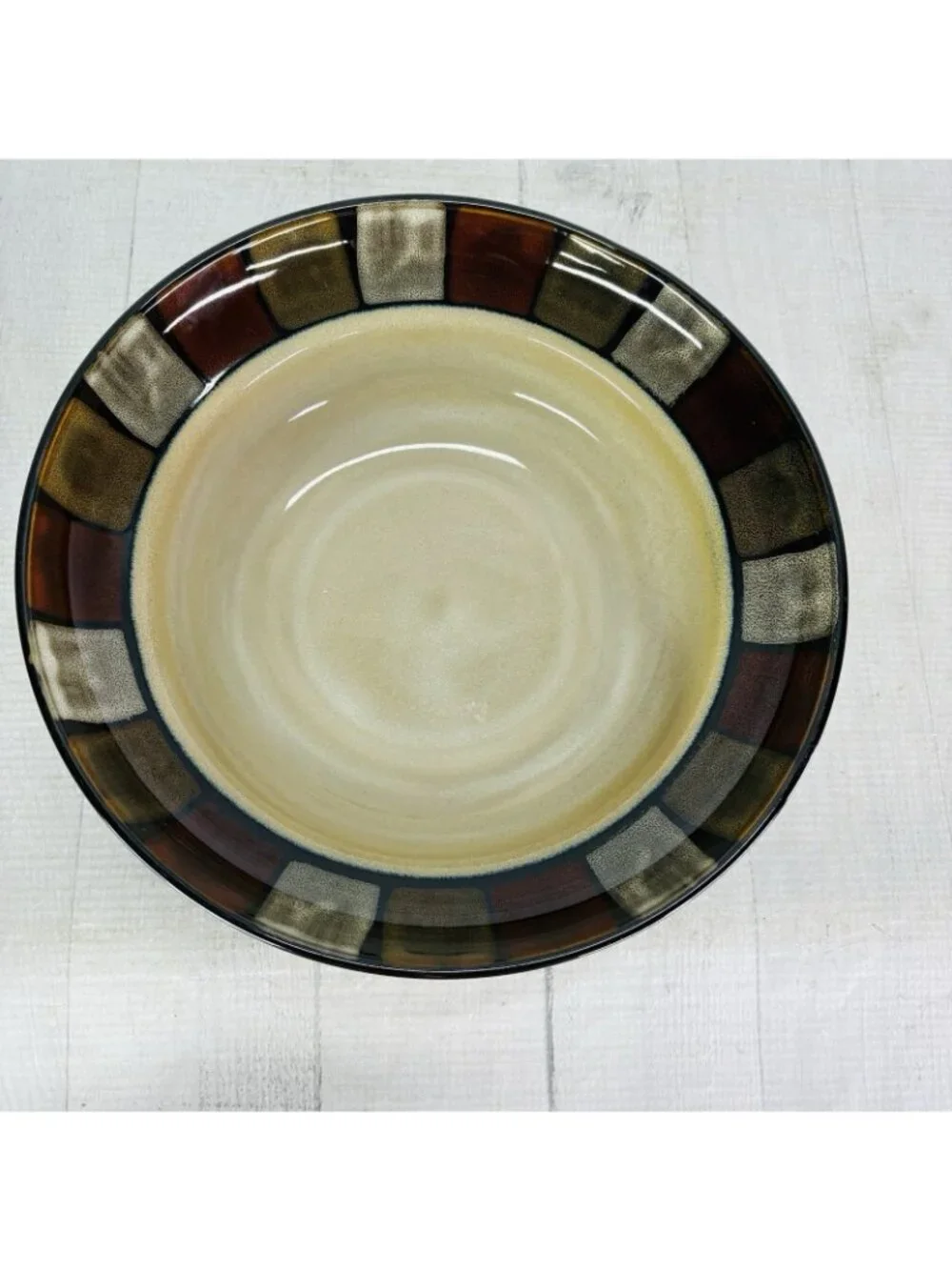 Pfaltzgraff TAOS Earth Tone Browns Earthenware 9.5